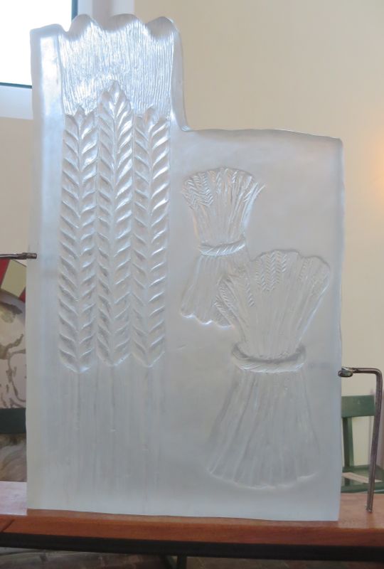 ovengevormd glas voor protestantse gemeente Hoogkerk